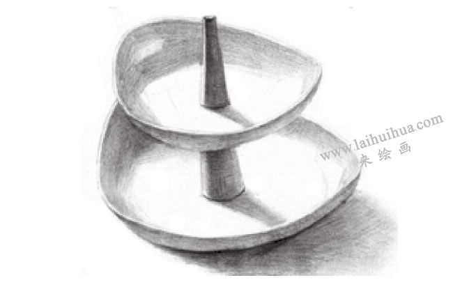 果盤素描畫法步驟04