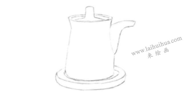 調(diào)料瓶素描畫法步驟01