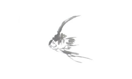 神仙魚的國畫畫法步驟02