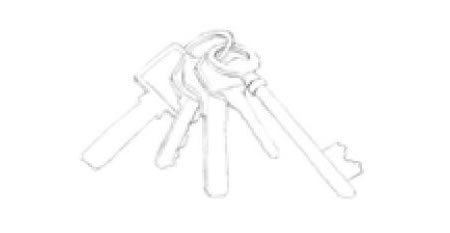 秘密的鑰匙素描畫法步驟01