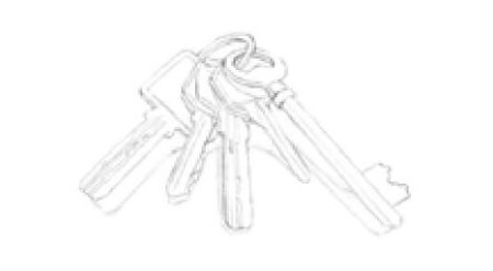 秘密的鑰匙素描畫法步驟02