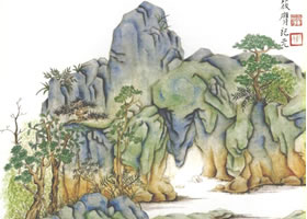 《南京瞻園》國畫寫生畫法