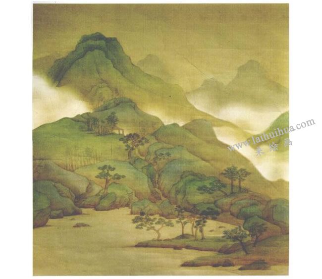 《山水》的創(chuàng)作過程：完成圖