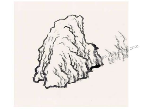 畫石起手法創(chuàng)作步驟05