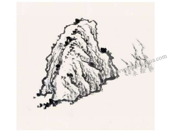 畫石起手法創(chuàng)作步驟07