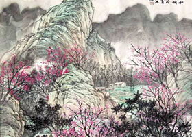 春景《春和景明》創(chuàng)作步驟