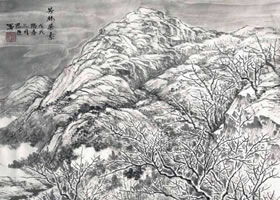 冬景《芳林染素》創(chuàng)作步驟