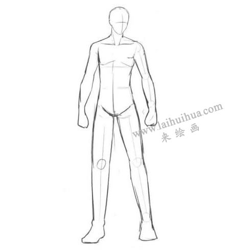 俠客卡通漫畫素描畫法步驟01