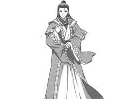 書生古風(fēng)卡通漫畫素描畫法