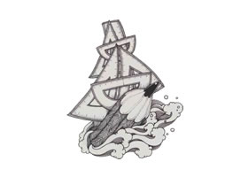鉛筆和三角板創(chuàng)意速寫(xiě)的繪畫(huà)步驟范例