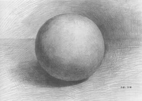 球體素描寫(xiě)生步驟