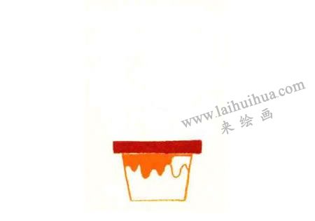 仙人掌油畫棒作畫步驟圖解02