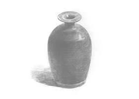 黑油瓶素描畫(huà)法步驟