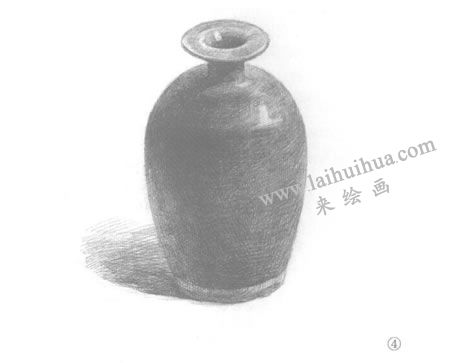 黑油瓶素描畫(huà)法步驟04