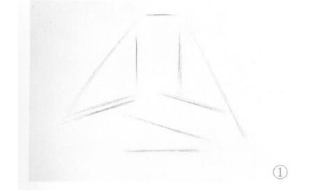 墨汁盒和毛筆組合素描畫(huà)法步驟01