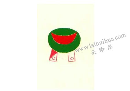 青蛙油畫(huà)棒作畫(huà)步驟02