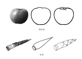 瓜果蔬菜簡筆畫