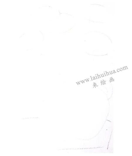 油畫棒色塊平涂法畫法步驟01