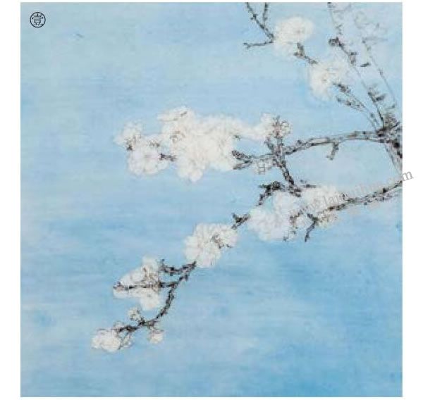 杏花工筆畫(huà)法步驟范例01