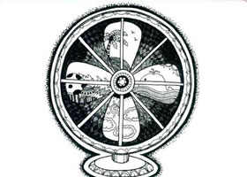 小電扇兒童線描畫法