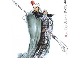 寫(xiě)意畫(huà)《武圣圖》的表現(xiàn)方法