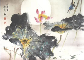 荷花的寫意畫法（二）