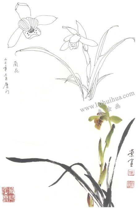 蘭花寫(xiě)意畫(huà)法
