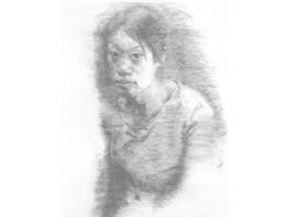 《學(xué)生肖像》素描寫(xiě)生