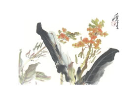 菜花寫意畫法步驟