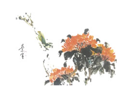 龍船花寫意畫法