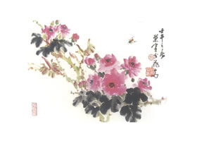 薔薇寫意畫法