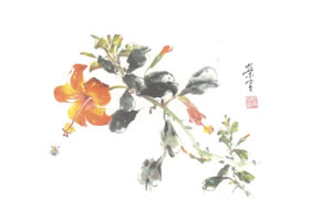 扶桑寫意畫法