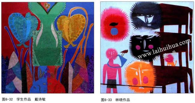 紙貼法裝飾畫
