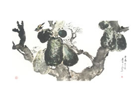 菠蘿蜜寫意畫法