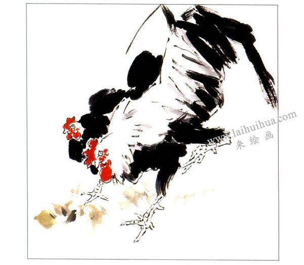 《餞春》寫(xiě)意畫(huà)法步驟圖示04