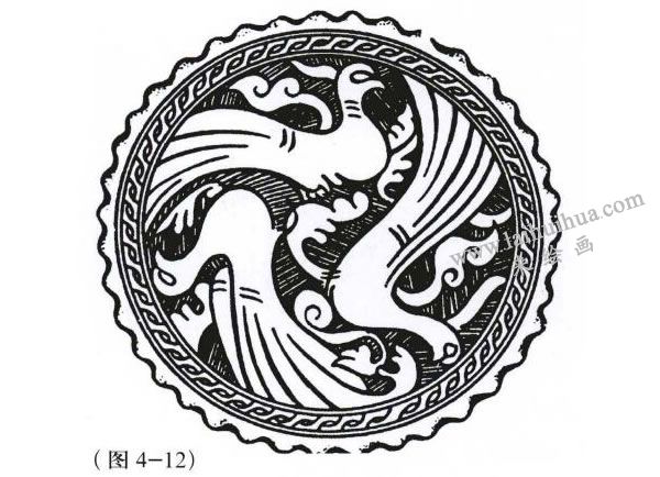 發(fā)散式構(gòu)圖裝飾畫
