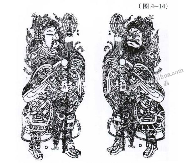 對稱式構(gòu)圖裝飾畫