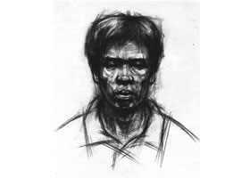 男中年頭像結(jié)構(gòu)素描畫(huà)法