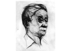 老年人頭像結(jié)構(gòu)素描畫(huà)法
