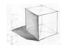 正方體結(jié)構(gòu)素描畫法