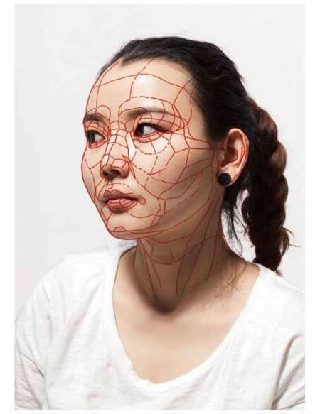 女青年頭像結(jié)構(gòu)素描畫法