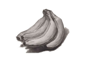 香蕉素描畫法（三）