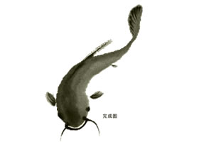 鯰魚的寫意畫法步驟圖示