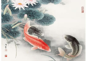 工筆畫《連年有余》畫法步驟圖示
