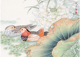 工筆畫《和美幸?！樊嫹ú襟E圖示