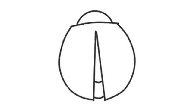 七星瓢蟲簡筆畫創(chuàng)作步驟02