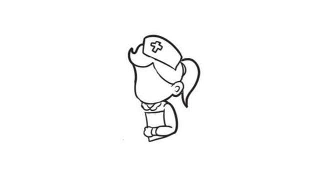 醫(yī)生簡(jiǎn)筆畫(huà)創(chuàng)作步驟圖示02