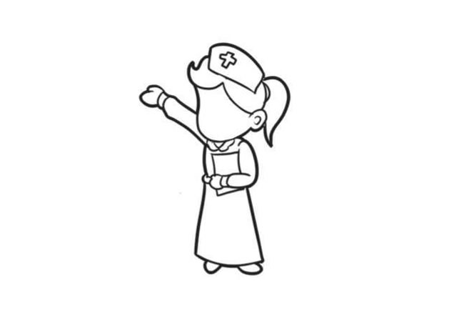 醫(yī)生簡(jiǎn)筆畫(huà)創(chuàng)作步驟圖示03