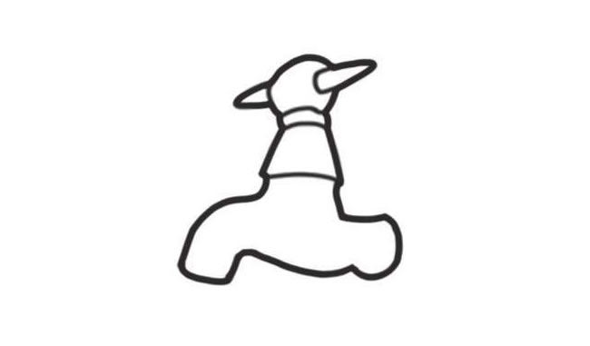 水龍頭簡(jiǎn)筆畫(huà)創(chuàng)作步驟圖示03