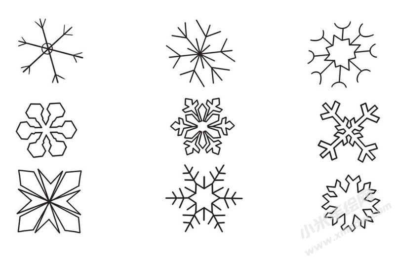 雪花簡(jiǎn)筆畫集合
